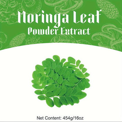 454g/16oz, Moringa Leaf Powder, Can Do Moringa Tea, Smoothies And Other Recipes, Rich In A Variety Of Nutrients